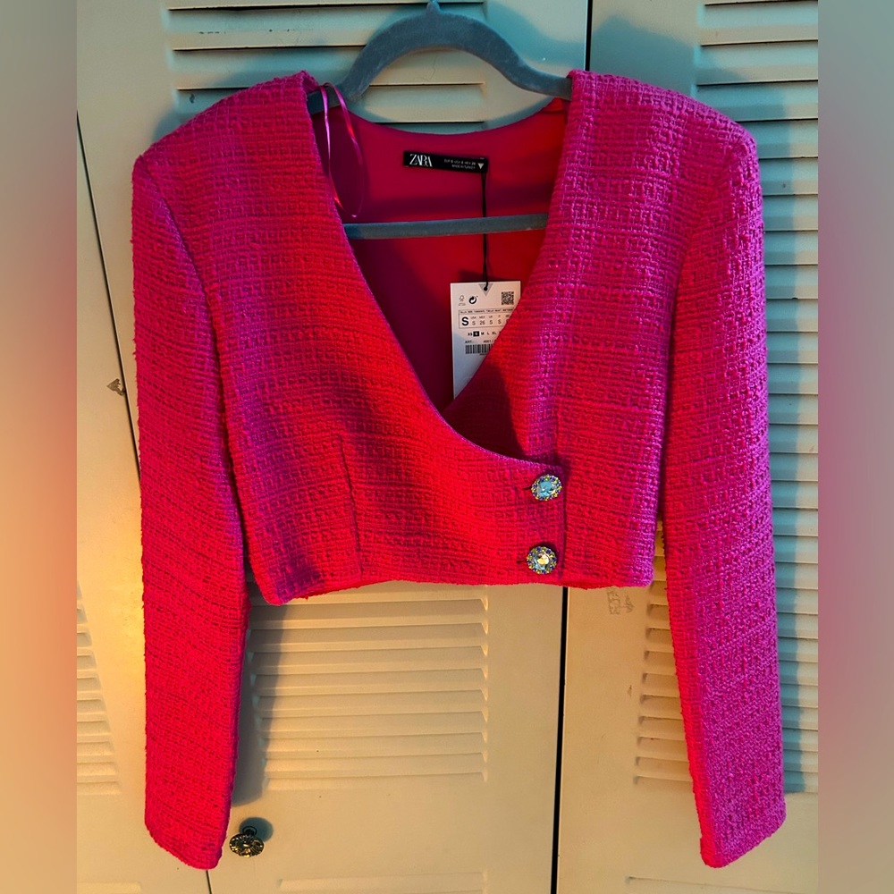 Zara Blazer Crop